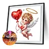 Kits sp&eacute;ciaux de peinture en diamant partiel 5d pour la Saint-Valentin de Cupidon pour adultes, d&eacute;coration int&eacute;rieure, peintures de diamants, art de p