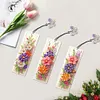 3Pcs DIY Flowers Special Shape Diamond Painting Bookmark