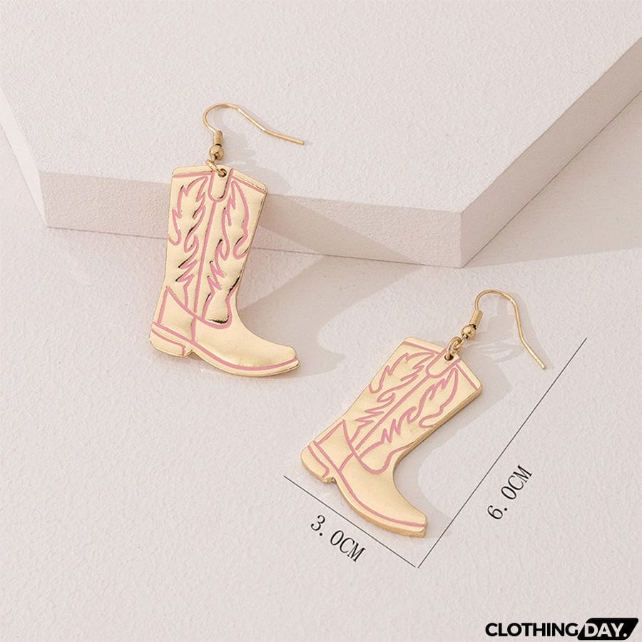 Boots Drop Earrings