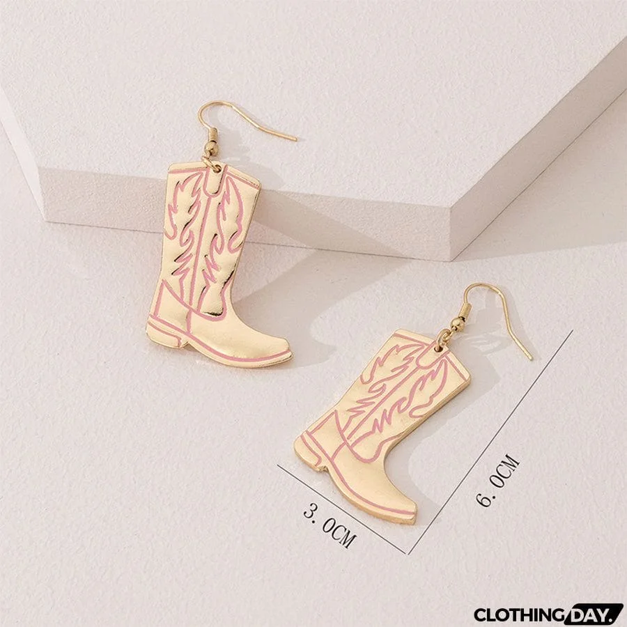 Boots Drop Earrings