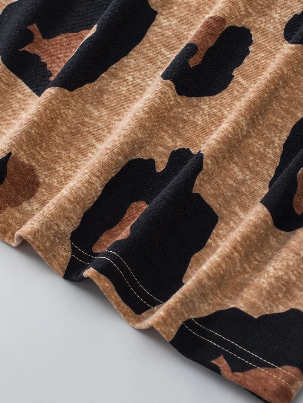 Casual Leopard Print T-Shirt