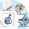 5D DIY Partial Special Shaped Drill Diamond Painting Kit Cat Decor With Frame Kit 18x18cm