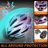 Outdoor Cycling Helmets Integrated Mountain Bike Helmets Road Racing Helmets With Taillights Sunshade Mountain Bike Helmets