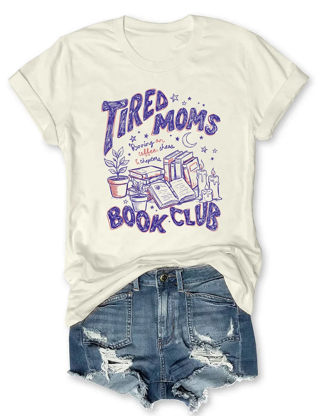 Tired Moms Book Club T-shirt