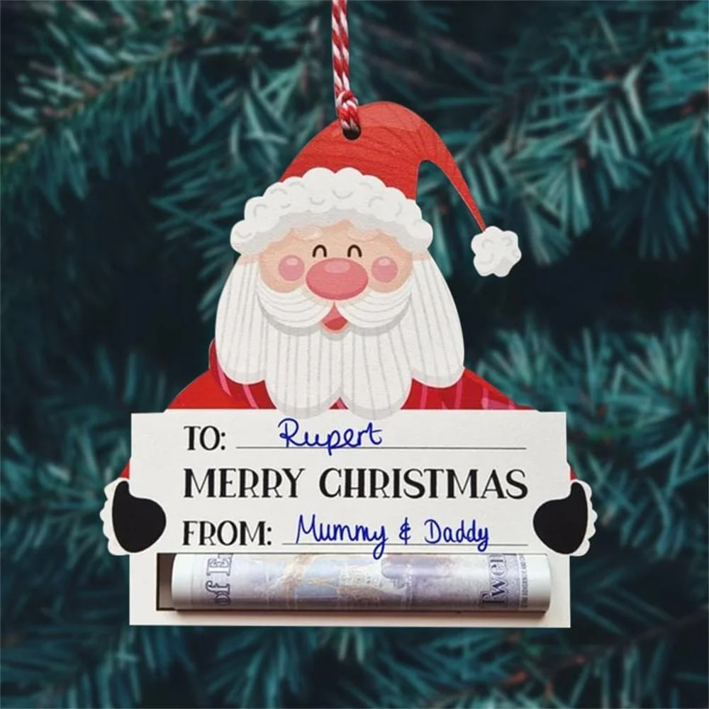 Creative Christmas money clip pressure money personalized charm