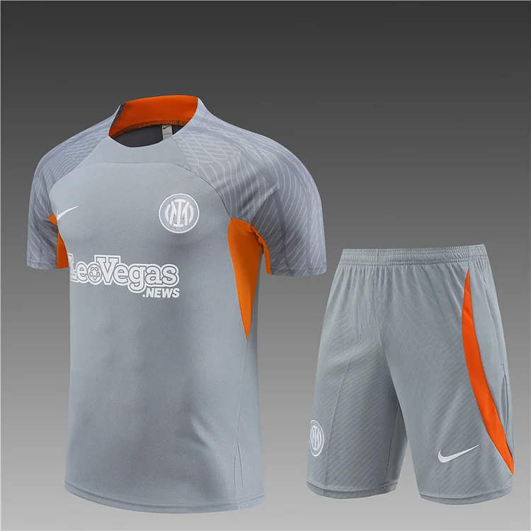 2023-24 Inter Milan grey short-sleeved training shirt