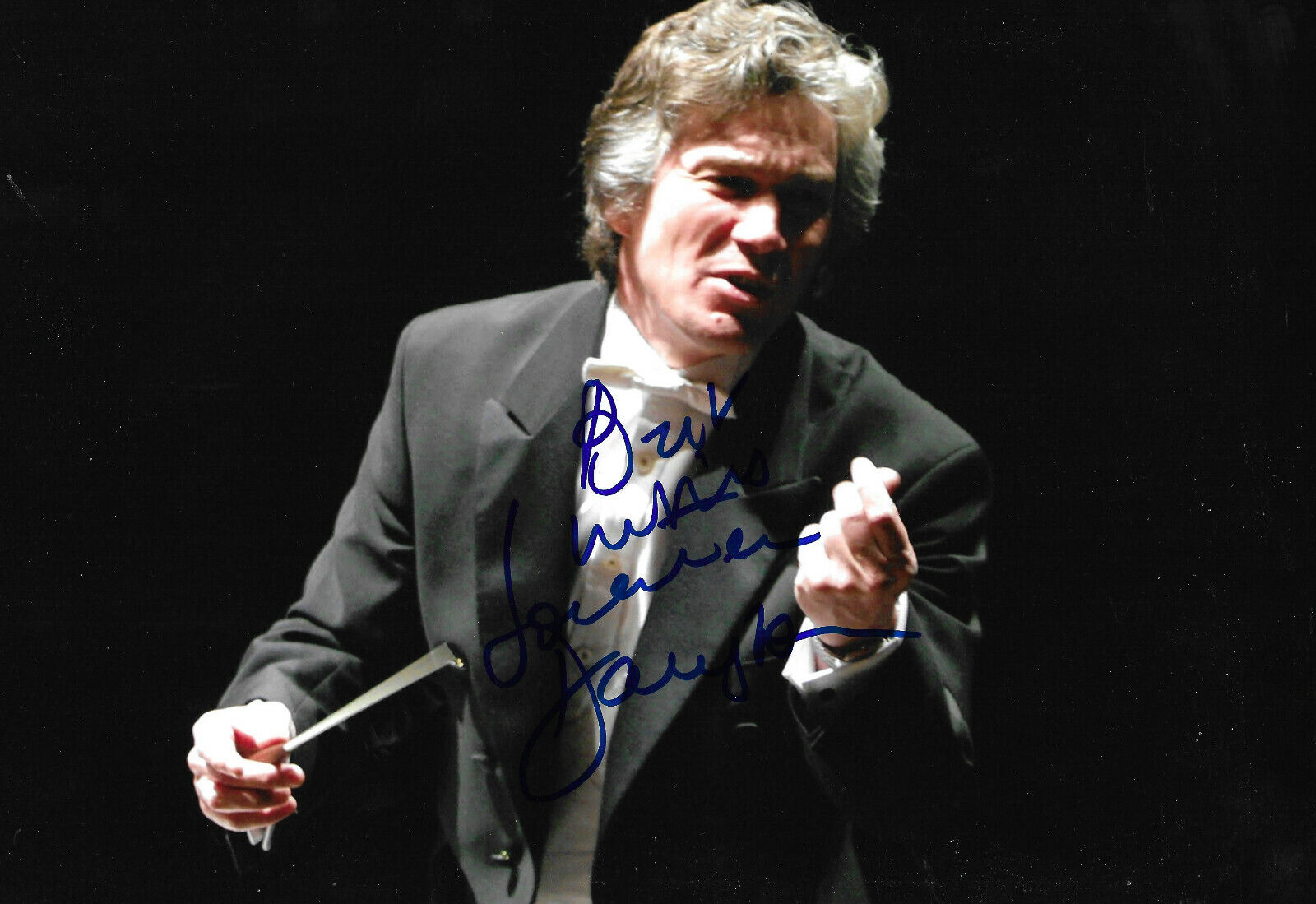 Jonathan Darlington Conductor signed 8x12 inch Photo Poster painting autograph