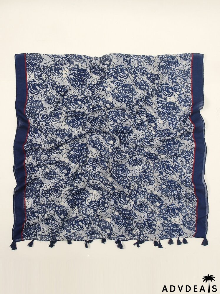 Tassel Decor Scarf