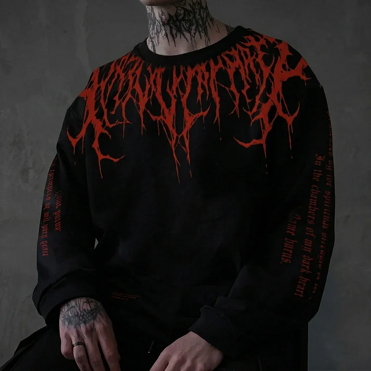 Evil Blood Oversize Sweatshirt