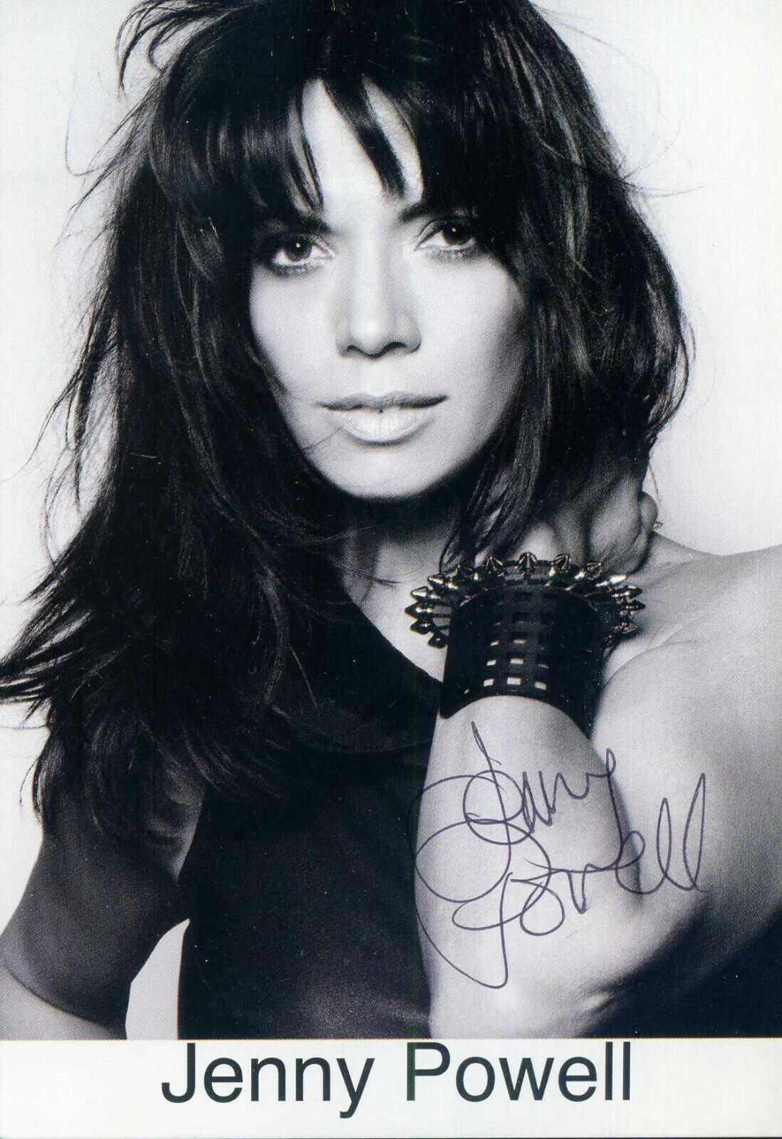 JENNY POWELL Signed Photo Poster paintinggraph - Gorgeous TV Presenter - preprint