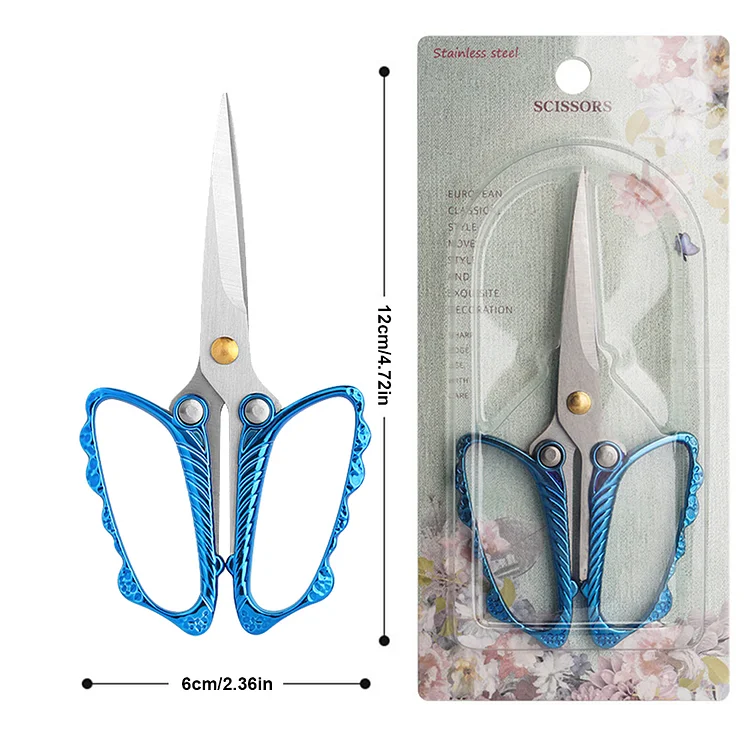 1PC Vintage Sewing Scissors Stainless Steel Tailor Scissors Sharp