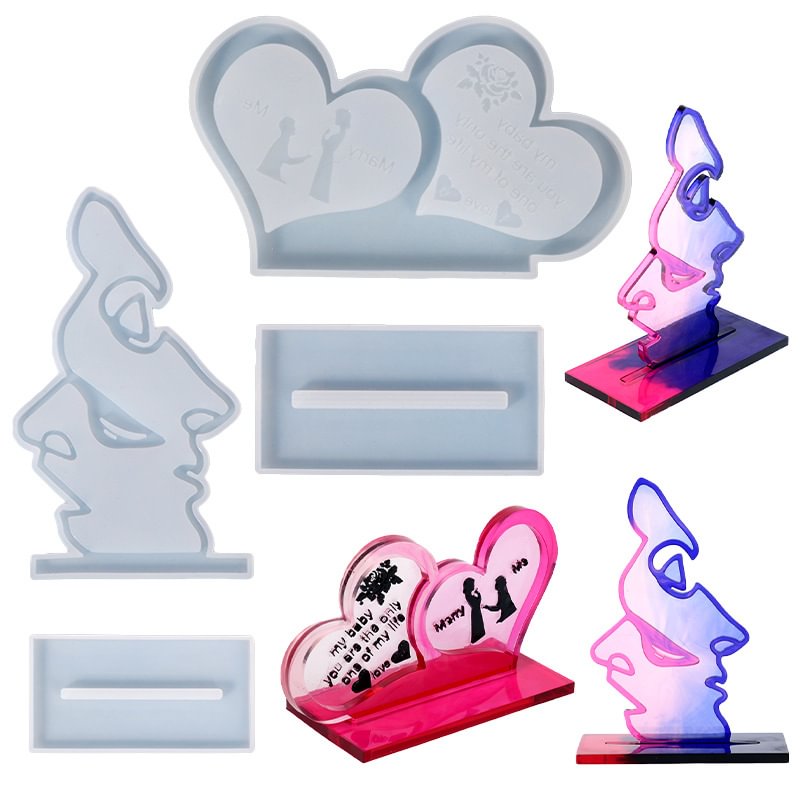 Valentine’s Day Stand-Up Sign Desktop Ornament Mold