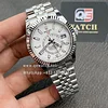 Rolex Sky-Dweller m336934-0004 Stainless steel White Dial Jubilee Bracelet 42mm Super Clone
