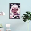 uk.everydayedeals (Limited Stock)Diamond Painting - Round AB Drills - Dark Candy Girl(45*65cm)