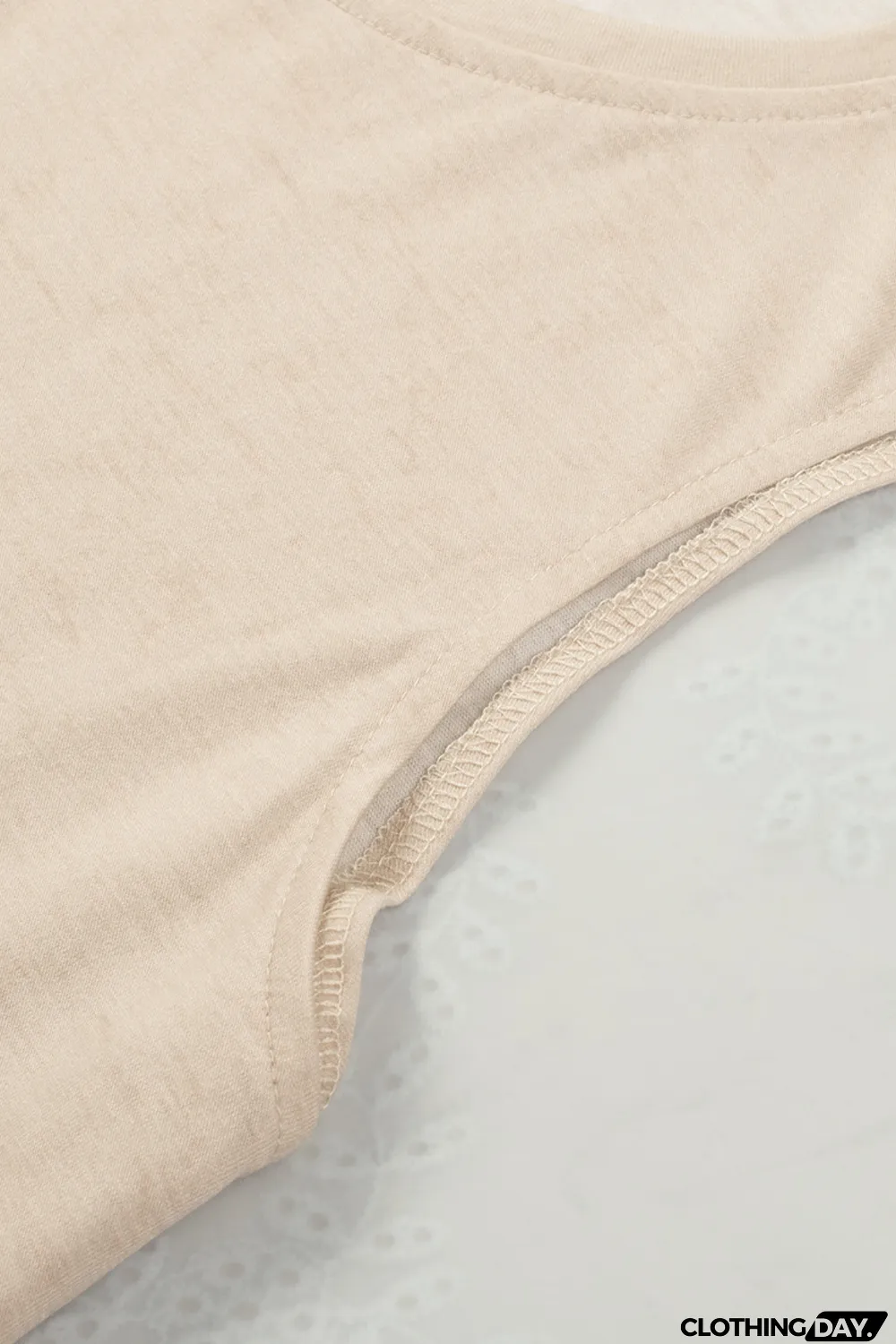 Blank Apparel - Apricot Gradient Leopard Print Tank Top