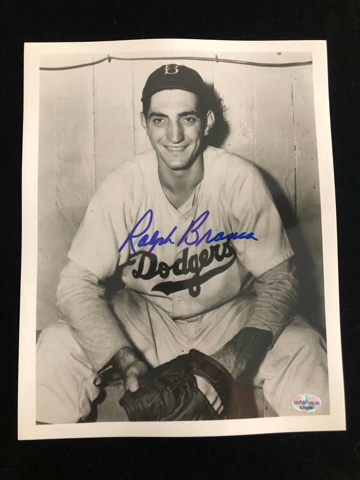 Ralph Branca Signed Autographed Photo Poster painting - COA - Brooklyn Dodgers