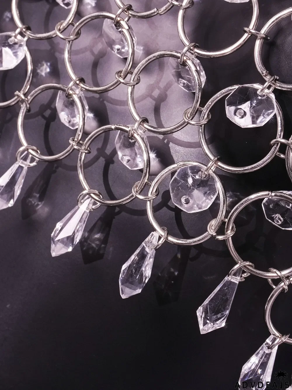 Summer Cutout Shiny Crystal Vest