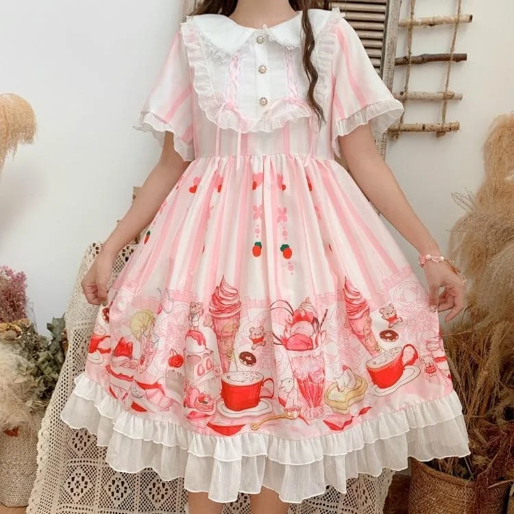 Tea Party Short Sleeve Lolita Dress SS2032