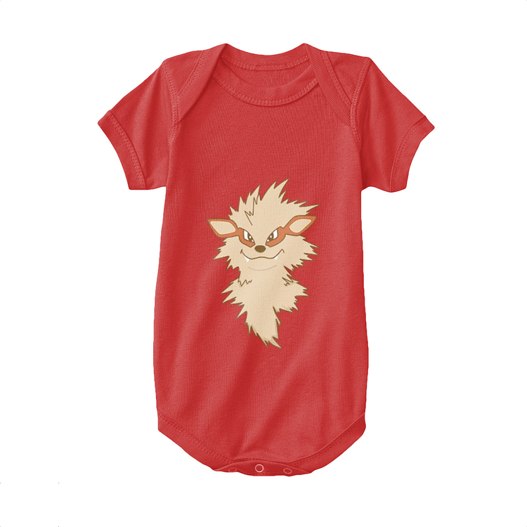 Strong And Brave Arcanine, Pokemon Baby Onesie