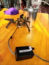 Portable Windproof Pressurized Three-burner Outdoor Alcohol Vaporizer Stove