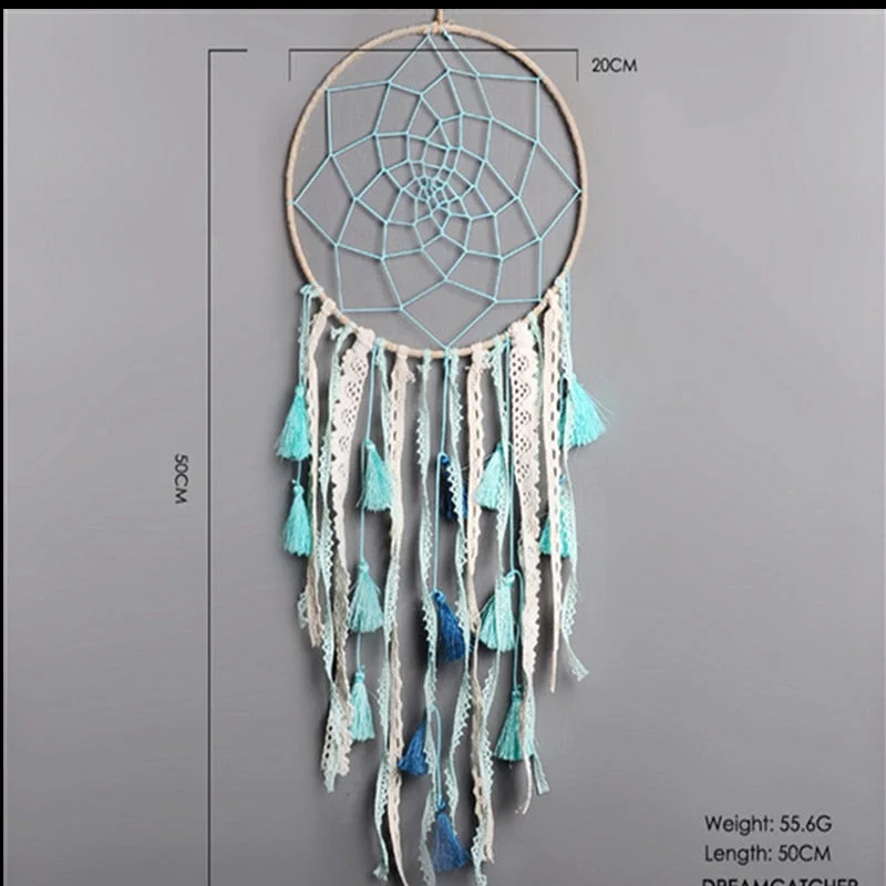 Nordic Tassel Dream Catcher Room Decoration Bedroom Decor Girls Room Decor Pink Blue White Gift For Women