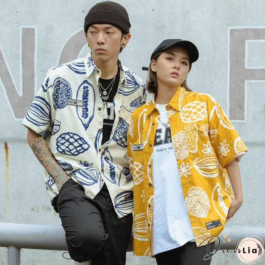 Fruit Graffiti Summer Shirt