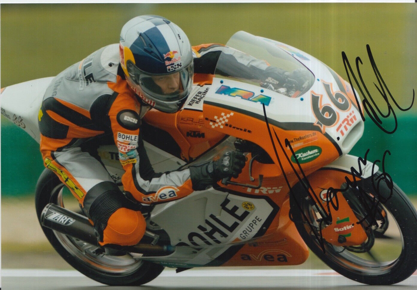 Florian Alt Hand Signed 7x5 Photo Poster painting Kiefer Racing Moto3 MotoGP 6.