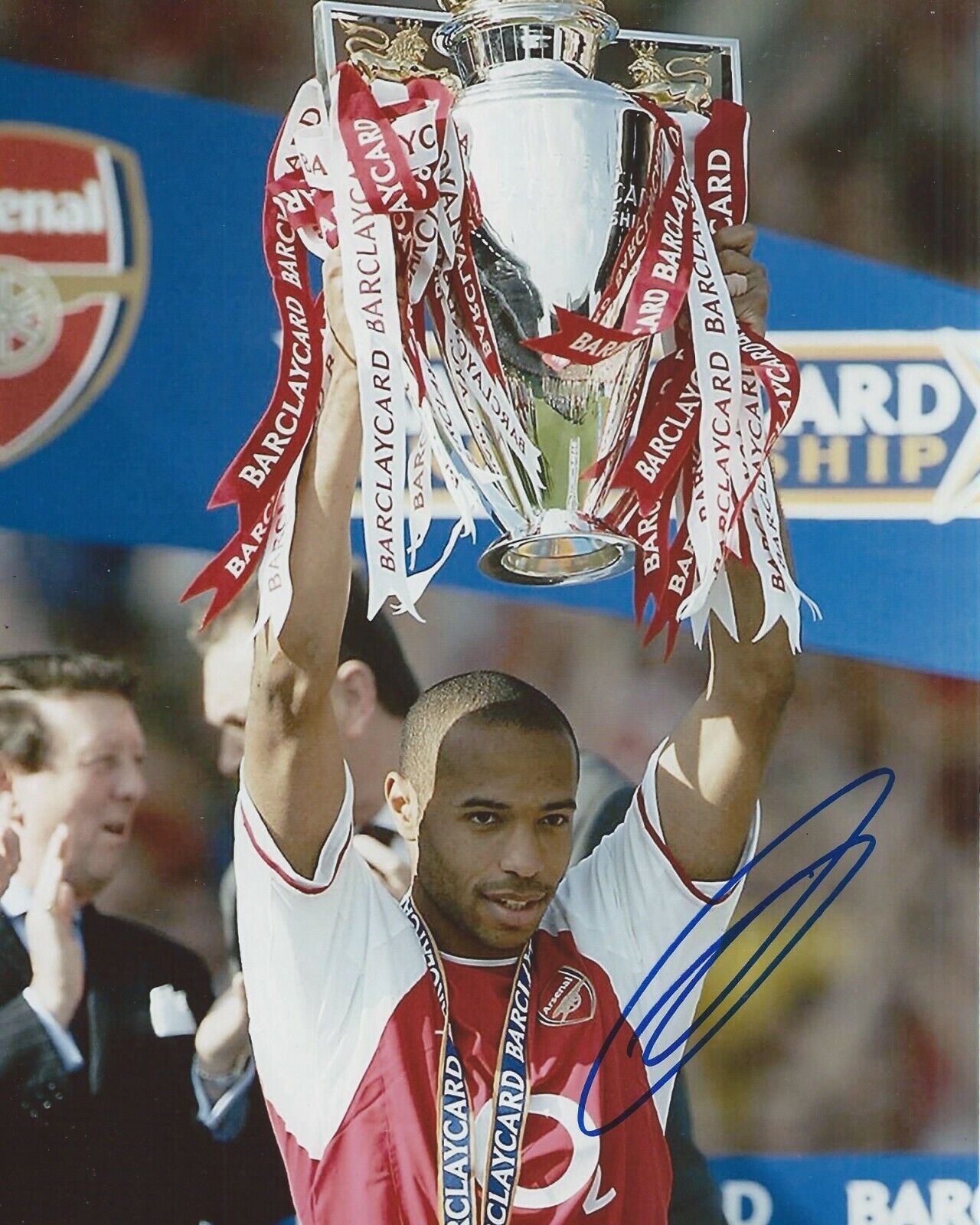 Thierry Henry Signed 8x10 Photo Poster painting Arsenal FC Soccer Autographed COA EXACT PROOF