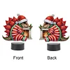 Acryl Weihnachten Dinosaurier doppelseitig - 5d DIY Bastellampe