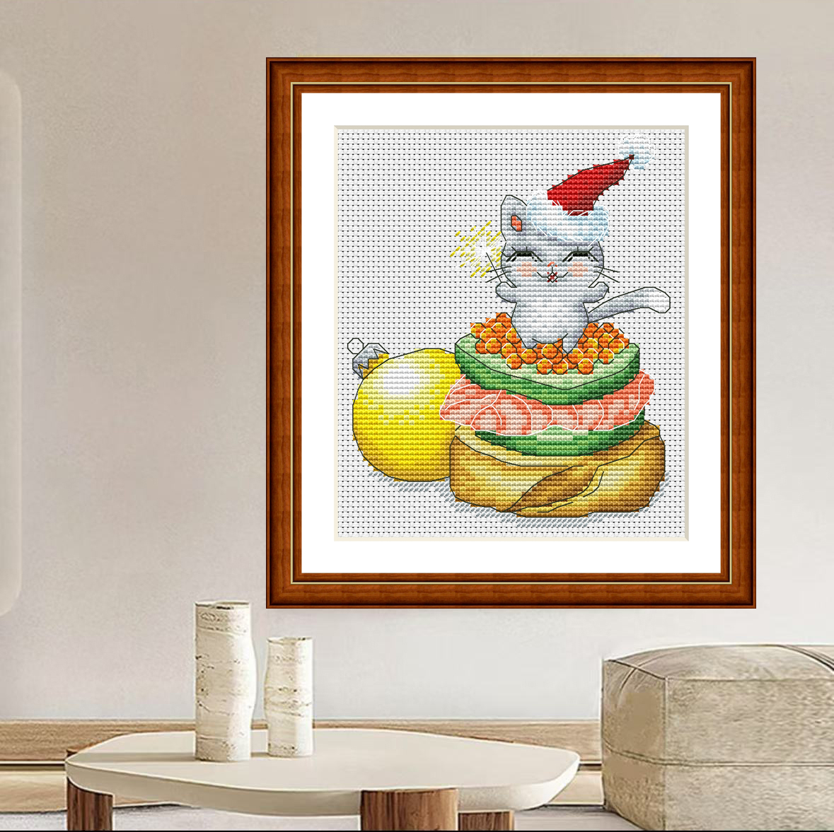 1set DIY Printed Cross Stitch Kit 【CC2705- Christmas Wizard】printed (stamped) cross-stitch Painting Fairy Cross Stitch