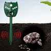 Solar Animal Repeller Mouse Repellent IP44 Waterproof for Raccoons Rabbits Foxes