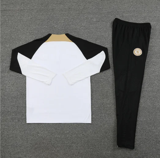 23/24 Chelsea Half-Pull Training Suit Jersey 1:1 Thai Quality Set Football Shirt 