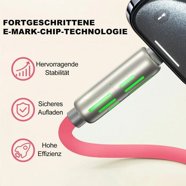 🔥Zeitlich begrenztes Angebot⏰ 4-in-1 USB-Ladekabel, Schnellladung, bis zu 60 W
