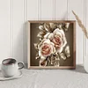 Diamond Painting -DIY Round Drill Rose Flower(50*50 CM)