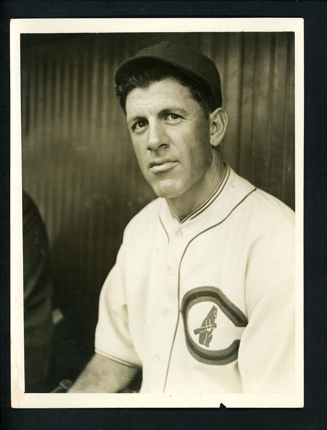 Charlie Grimm Underwood & Underwood c. 1930 's Type 1 Press Photo Poster painting Chicago Cubs