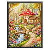 Mushroom Greenhouse-14CT Stamped Cross Stitch Egyptian Cotton 63*80cm/24.8*31.5in (Big Size) tapestrymarket