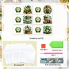 6PCS Diamond Painting St. Patrick's Day Goblin Greeting Cards Postcards with Envelopes