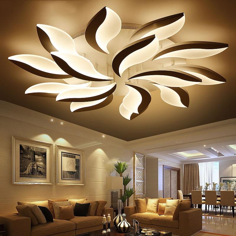 New Design Acrylic Modern Led Pendant Lights For Living Study Room ...