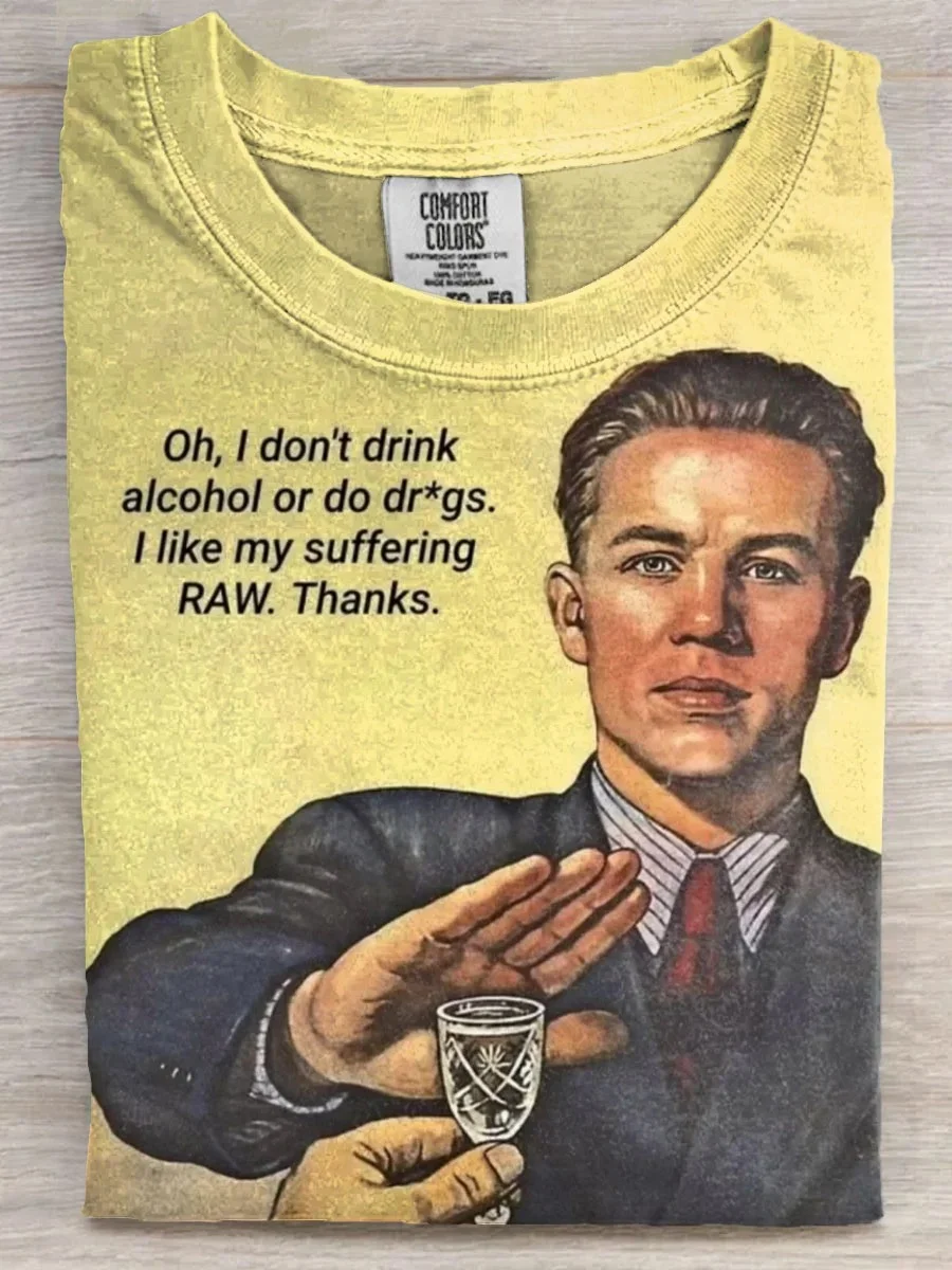 Eagerlys  I Like My Suffering Raw Thanks T-shirt Eagerlys