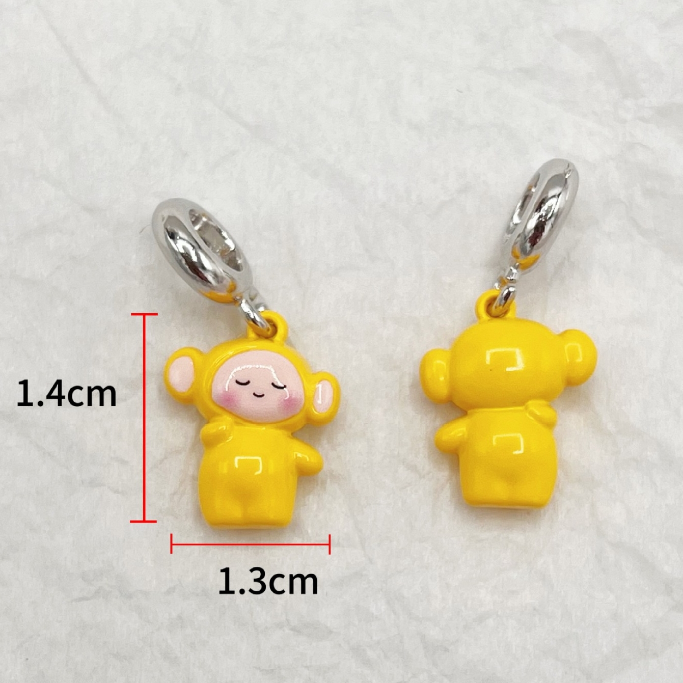 Metal Characters Pendant beads