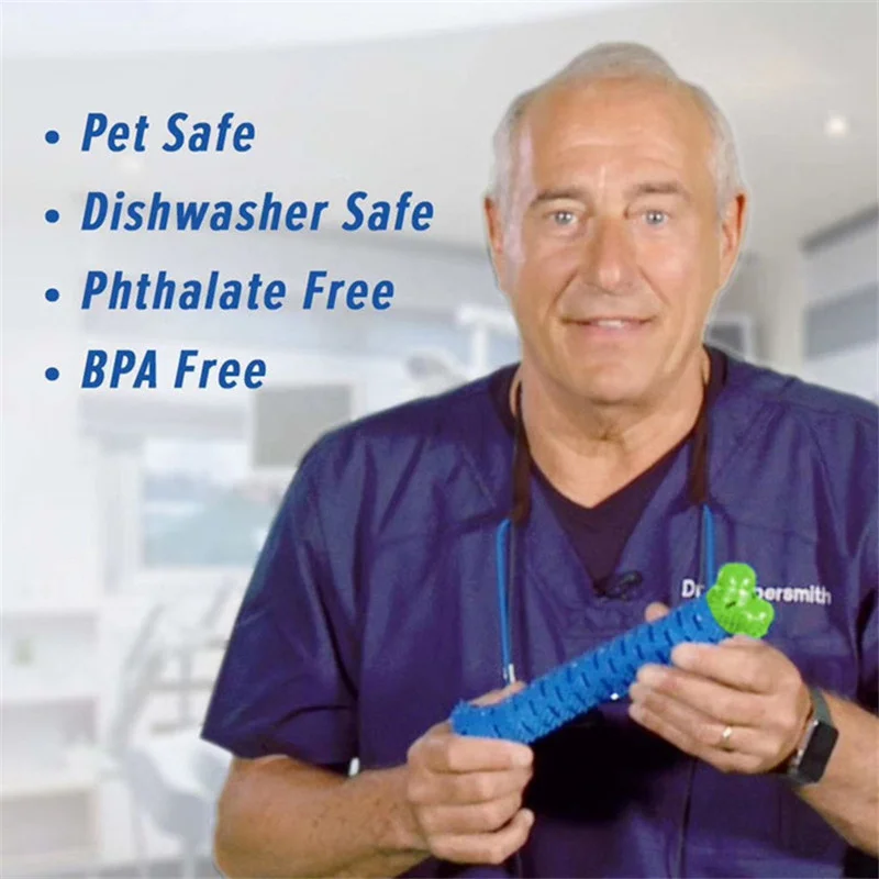 Popular Rubber Dog Toys Pet Supplies Teeth Cleaning Tool High Quality Dog Teething Stick French Bulldog Interactive Kong Dog Toy