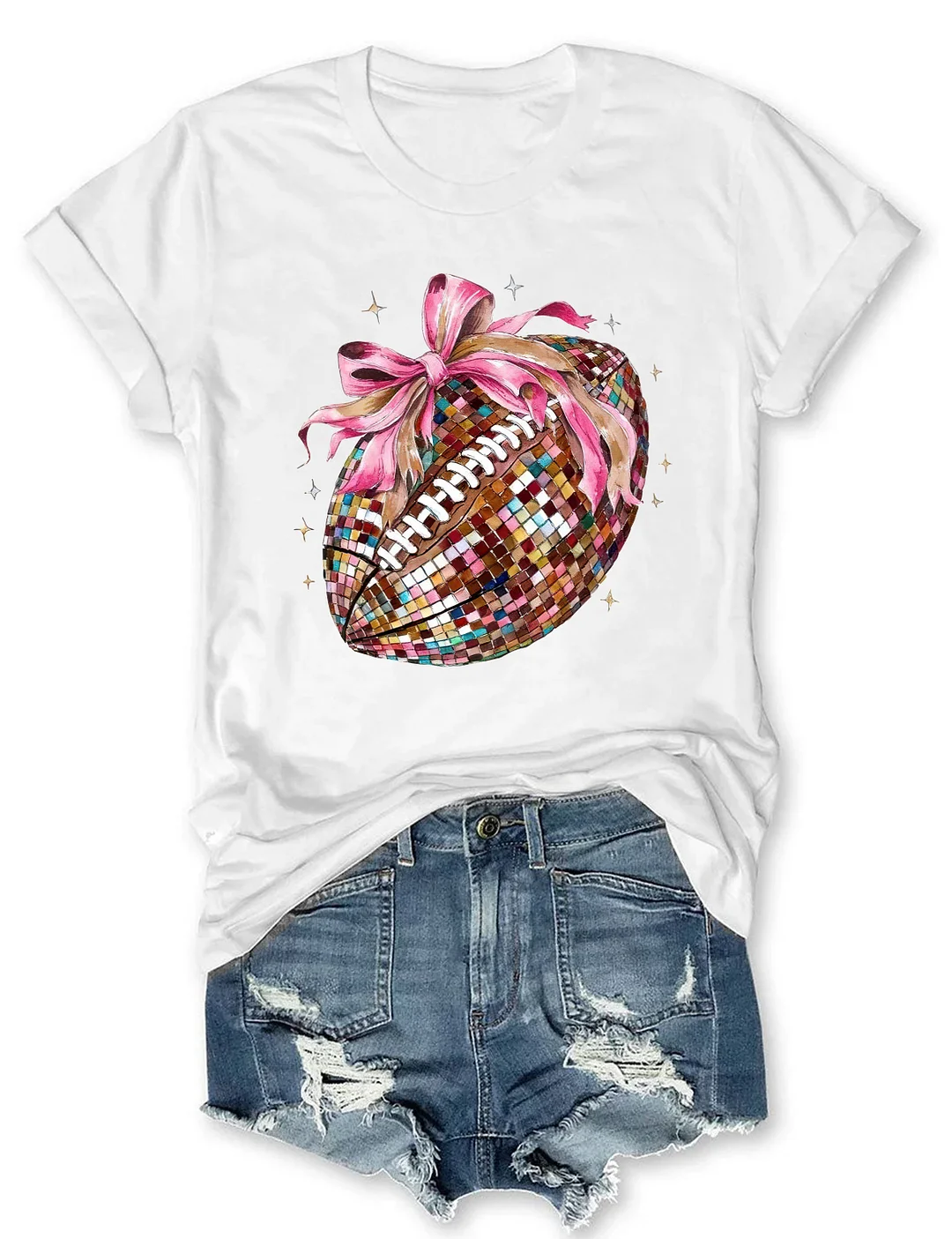 Football Coquette T-Shirt
