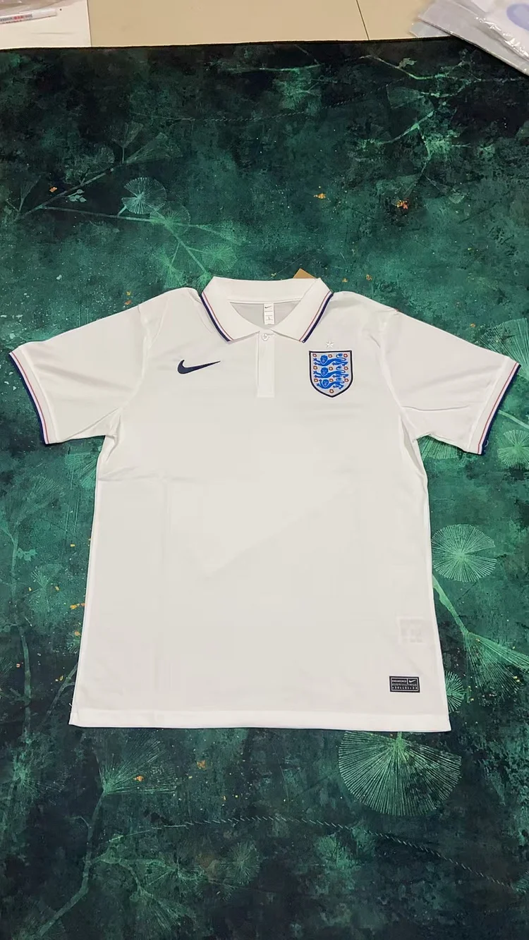 Fans Edition New 2025-2026 England white polo shirt football jersey