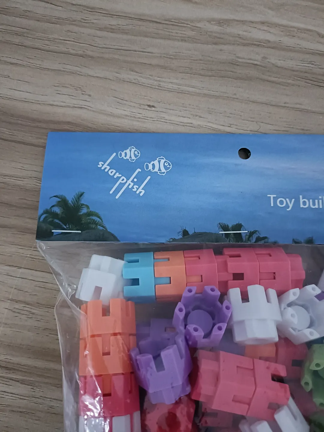 sharpfish Toy Building Blocks Creative Game Hexagon Plastic Toy 3D ...