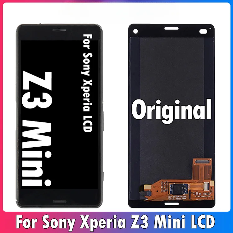 4.6" Original For Sony Xperia Z3 Mini LCD Display Touch Screen Digitizer Assembly For Sony Xperia Z3 Compact D5803 D5833 Display