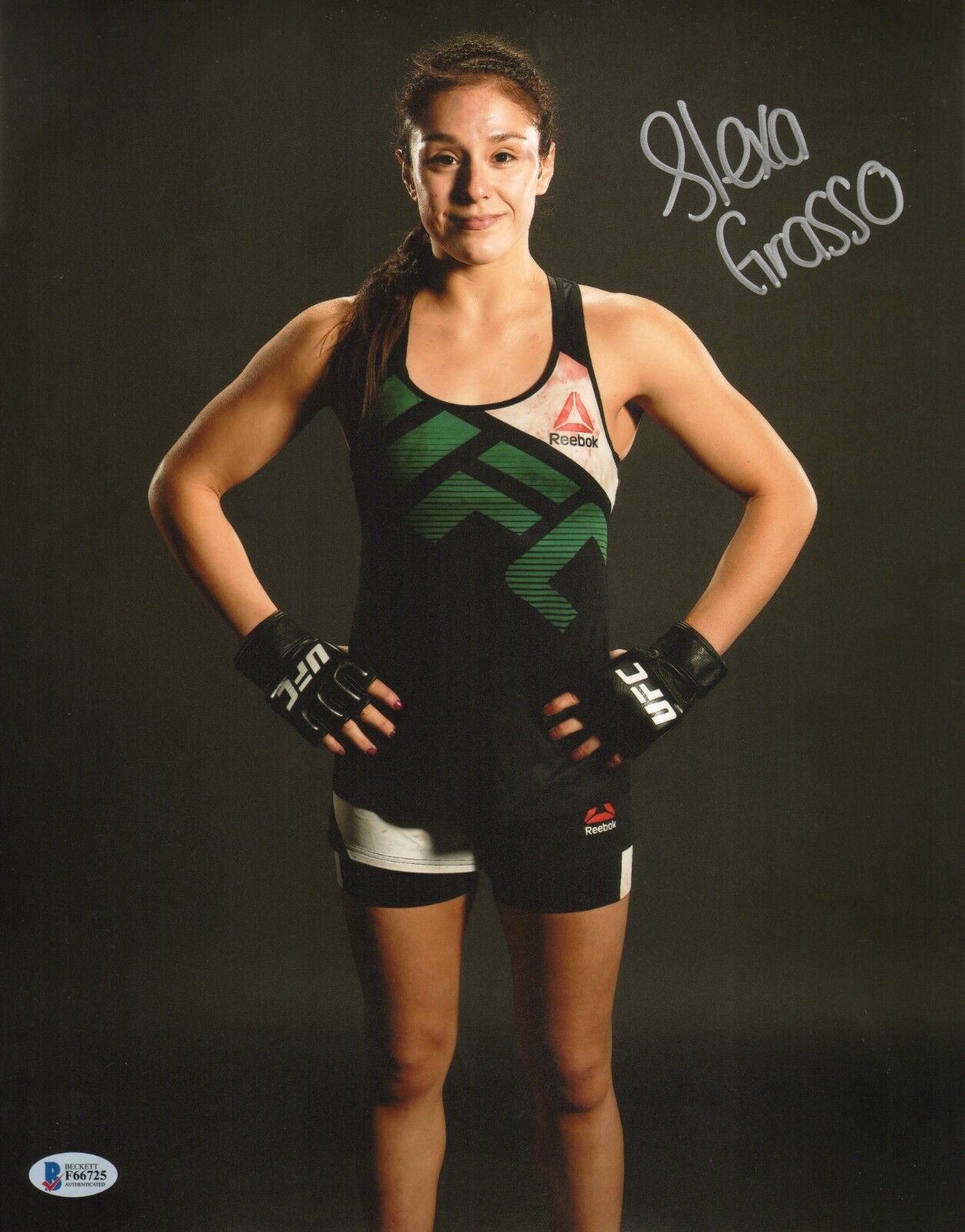 Alexa Grasso Signed 11x14 Photo Poster painting BAS Beckett COA UFC Invicta Picture Autograph 25