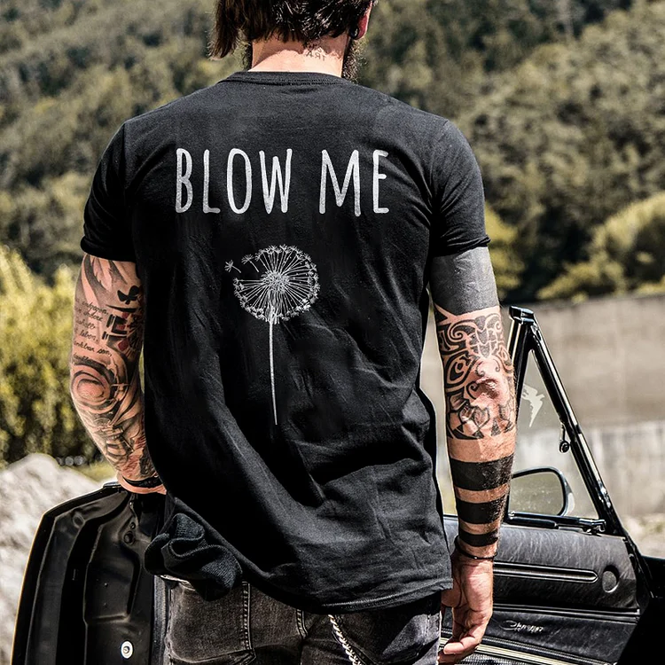 Blow Me Print Men's T-shirt