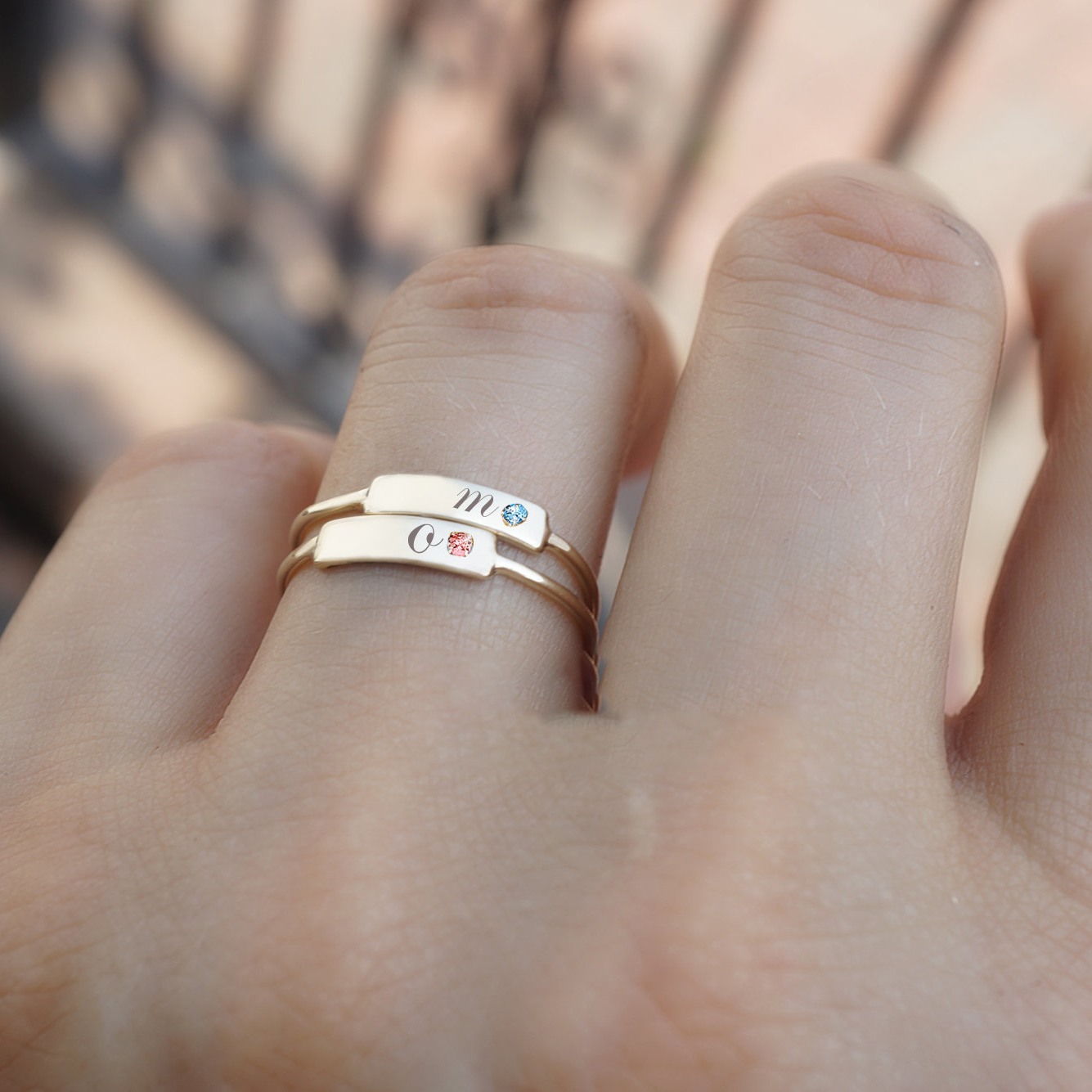Personalized Ring: Bar Ring – Rellery