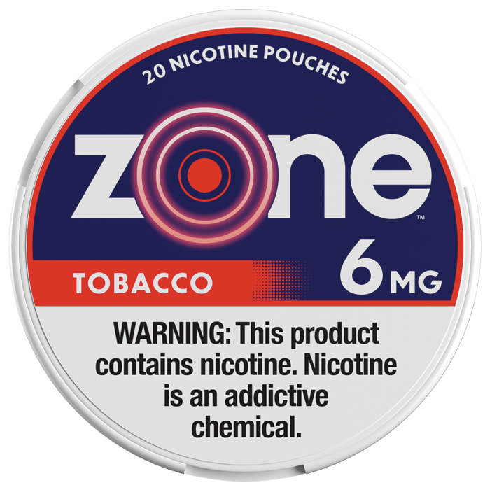 Zone Tobacco 6mg Nicotine Pouches
