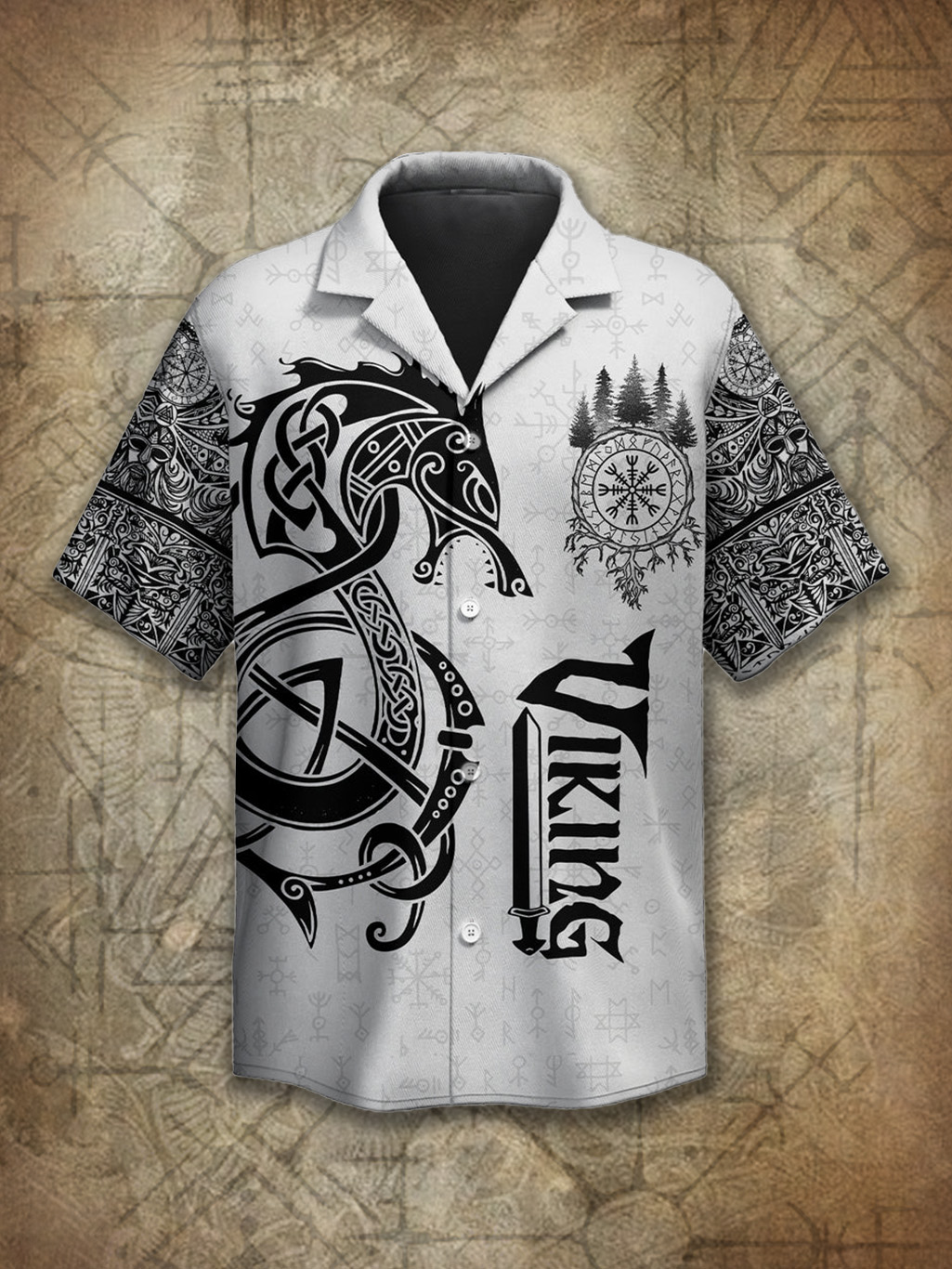 Viking Knot Norse Spirit Power Heritage Hawaiian Shirt / Rvogue / Rvogue